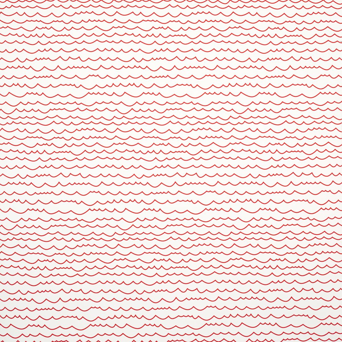 Schumacher Waves Red Wallpaper