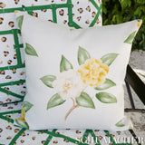 Schumacher Casablanca Floral Indoor/Outdoor Pale Yellow Fabric