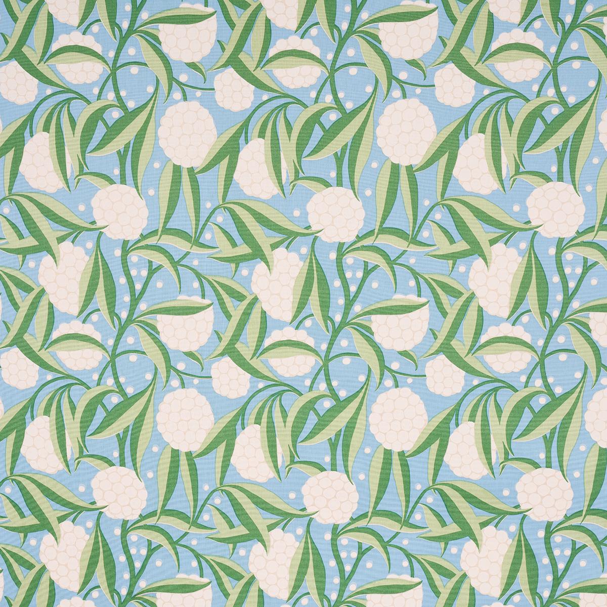 Schumacher Rubus Cotton Linen Delft Fabric