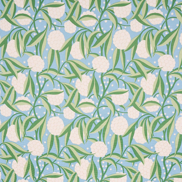 Schumacher Rubus Cotton Linen Delft Fabric