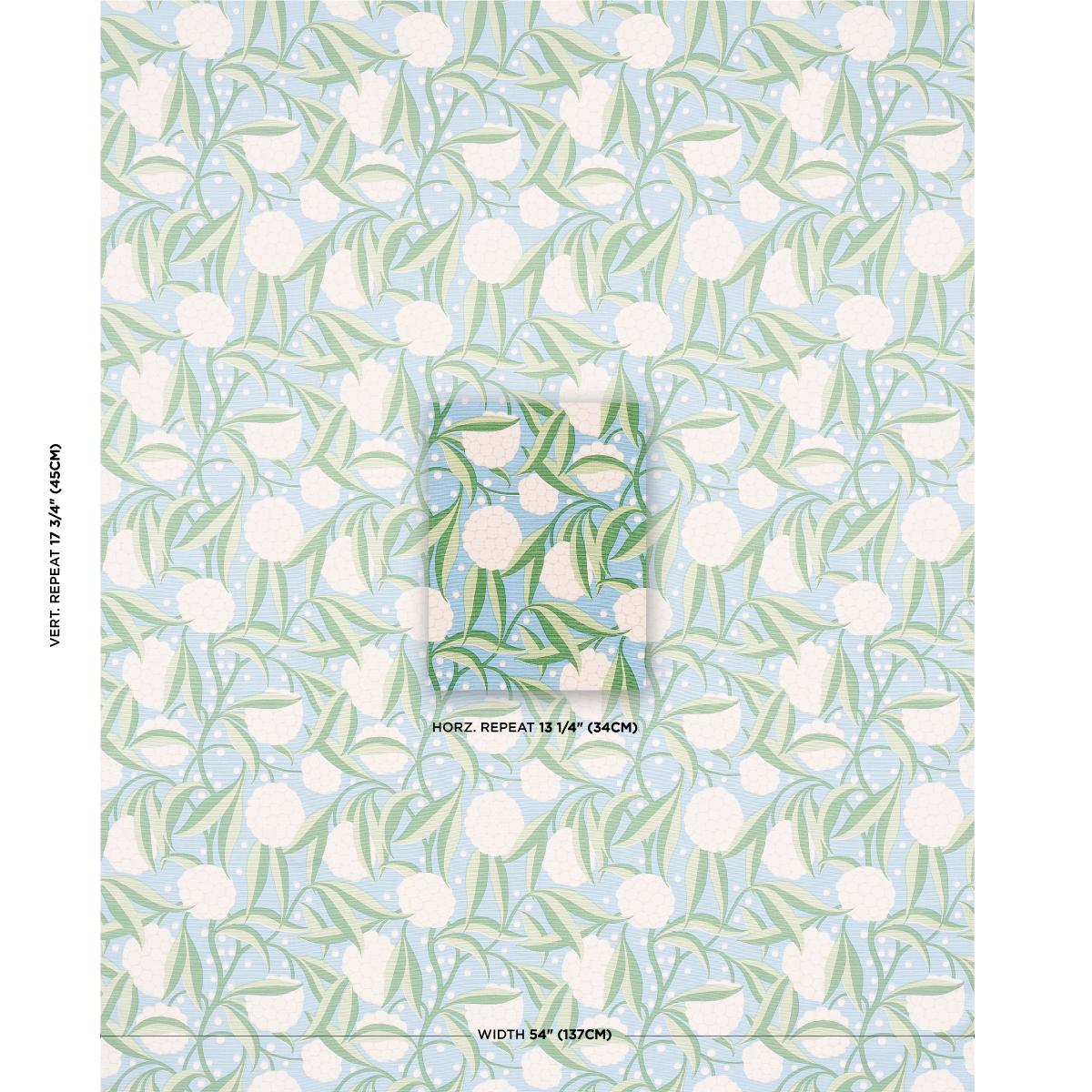 Schumacher Rubus Cotton Linen Delft Fabric