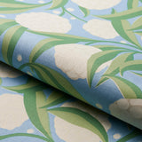 Schumacher Rubus Cotton Linen Delft Fabric