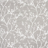 Schumacher Twiggy Silk Pewter Fabric