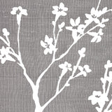 Schumacher Twiggy Silk Pewter Fabric