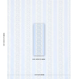 Schumacher Jasmine Indoor/Outdoor Indigo Fabric