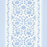 Schumacher Jasmine Indoor/Outdoor Indigo Fabric