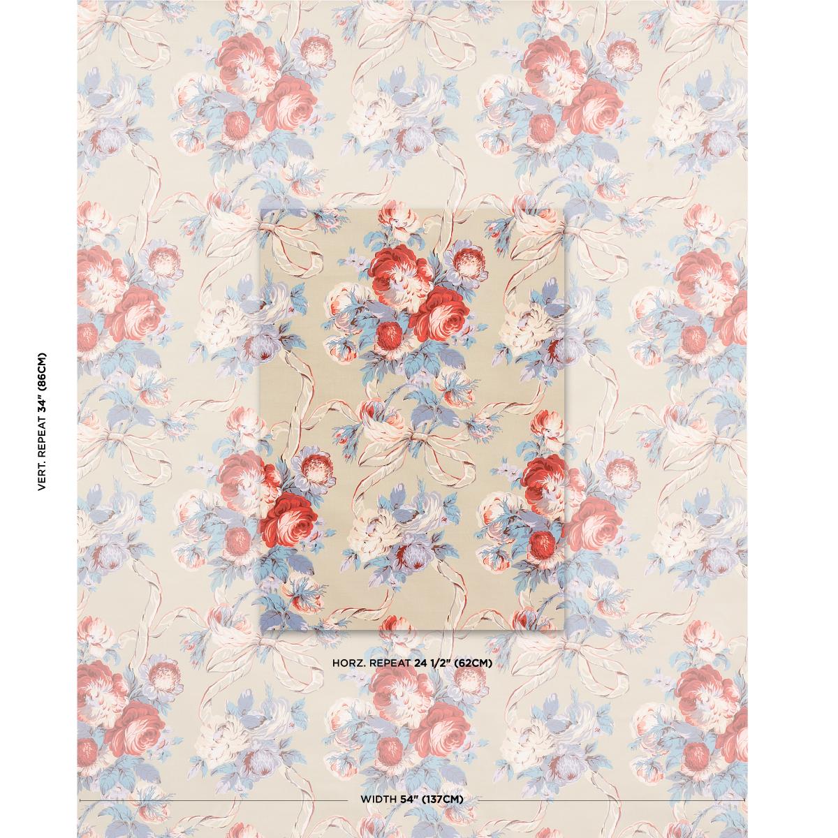 Schumacher Queenies Floral Chintz Chelsea Garden Fabric