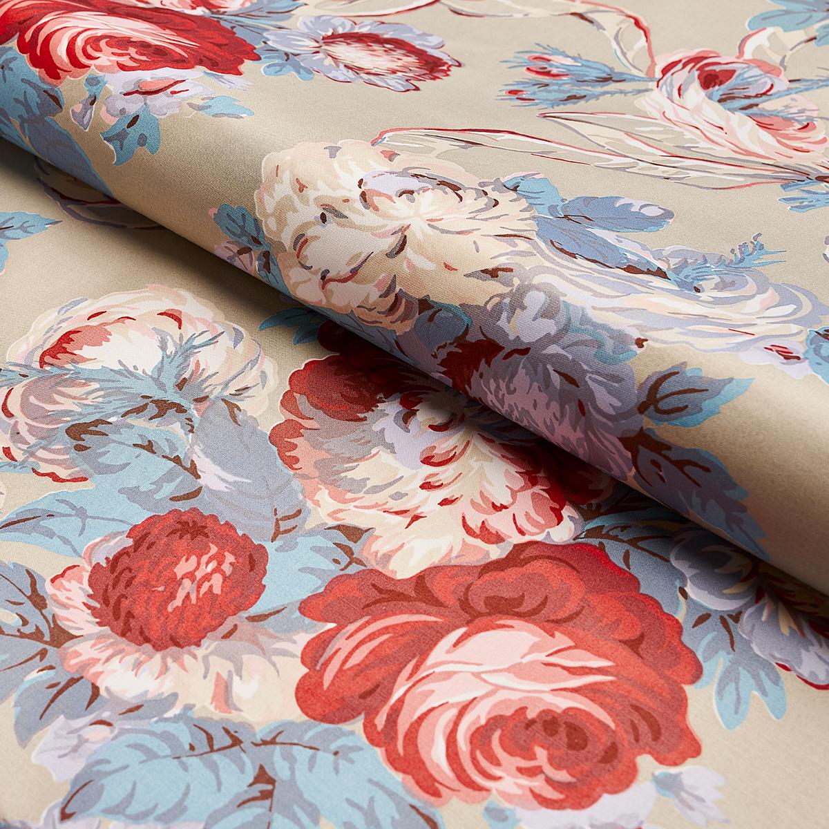 Schumacher Queenies Floral Chintz Chelsea Garden Fabric