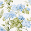 Schumacher Summer Hydrangea Blue Hydrangea Fabric
