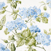 Schumacher Summer Hydrangea Blue Hydrangea Fabric