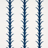 Schumacher Acanthus Stripe Navy Fabric
