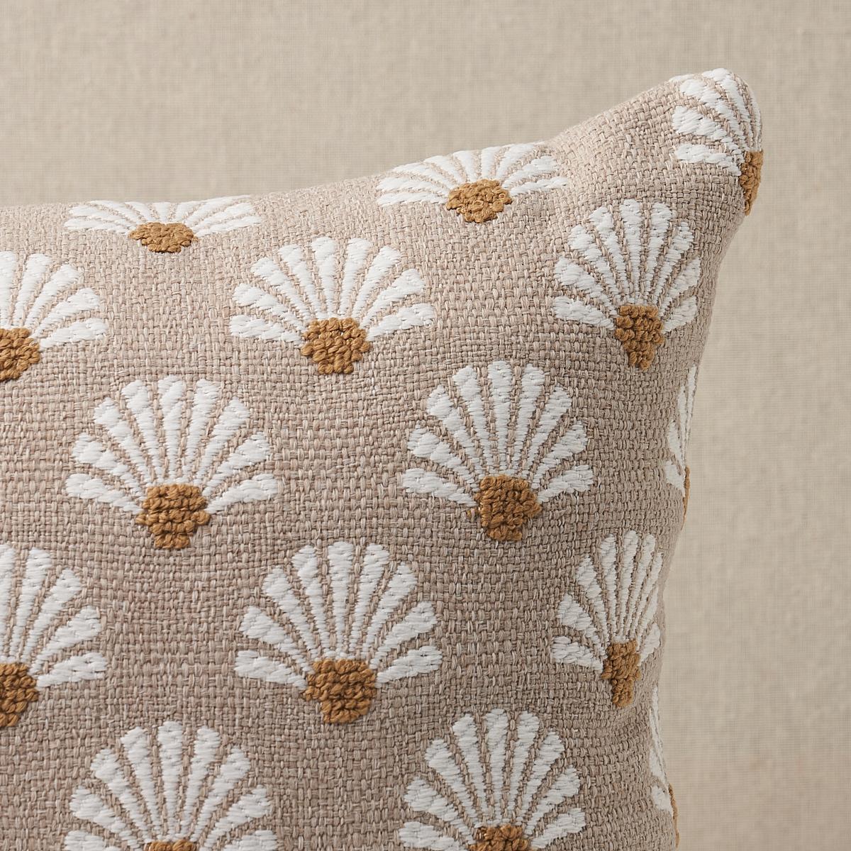 Schumacher Sand 16" x 12" Bellini I/O Pillow