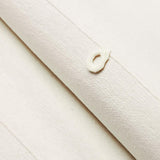 Schumacher Globo Knotted Handwoven White Fabric