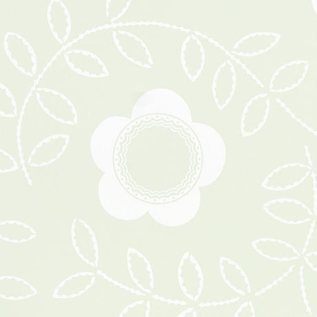 Schumacher Tudor Rose Pistachio Wallpaper