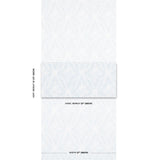 Schumacher Cosette Lace Cornflower Wallpaper