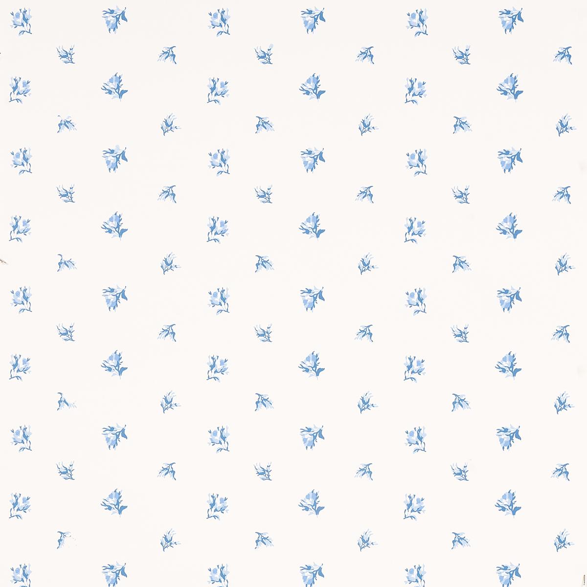 Schumacher Margie Floral Porcelain Wallpaper