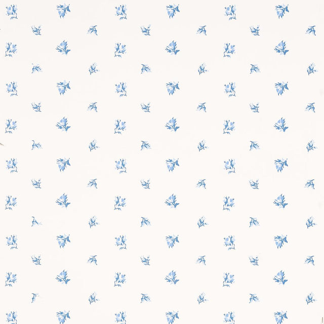 Schumacher Margie Floral Porcelain Wallpaper