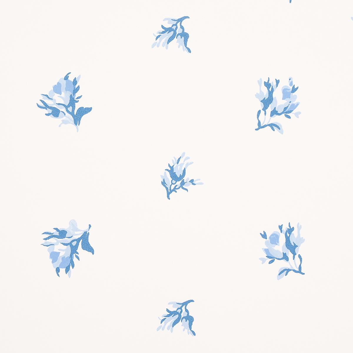 Schumacher Margie Floral Porcelain Wallpaper