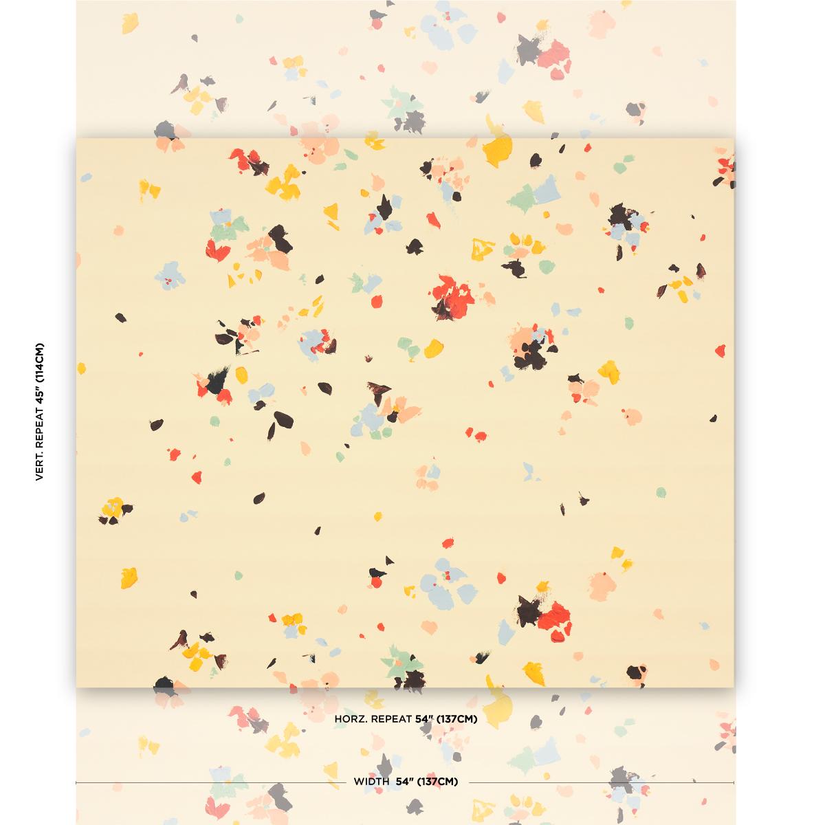 Schumacher X Backdrop Fairfarren Warm Multi Wallpaper - Thumbnail 4