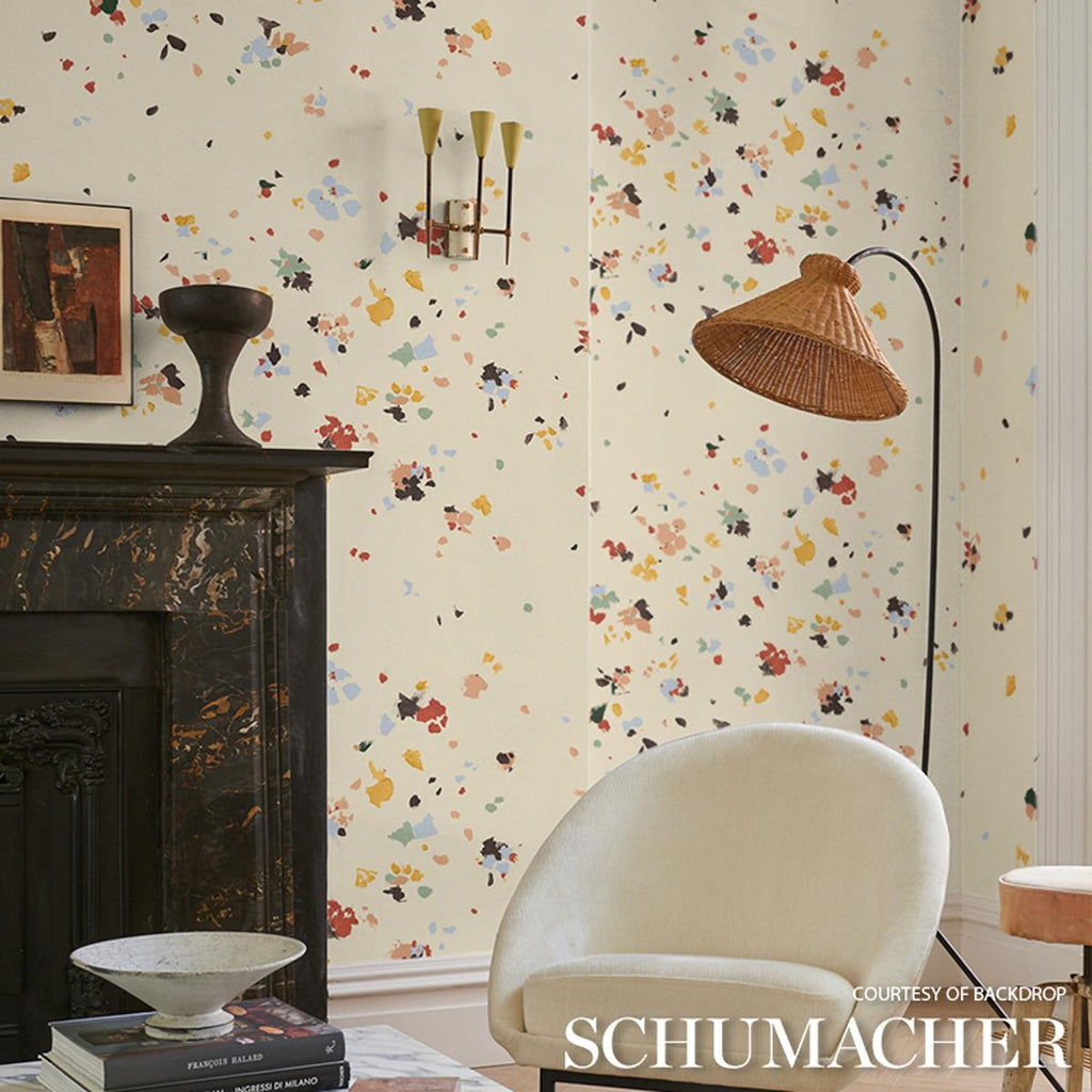 Schumacher Fairfarren Warm Multi Wallpaper