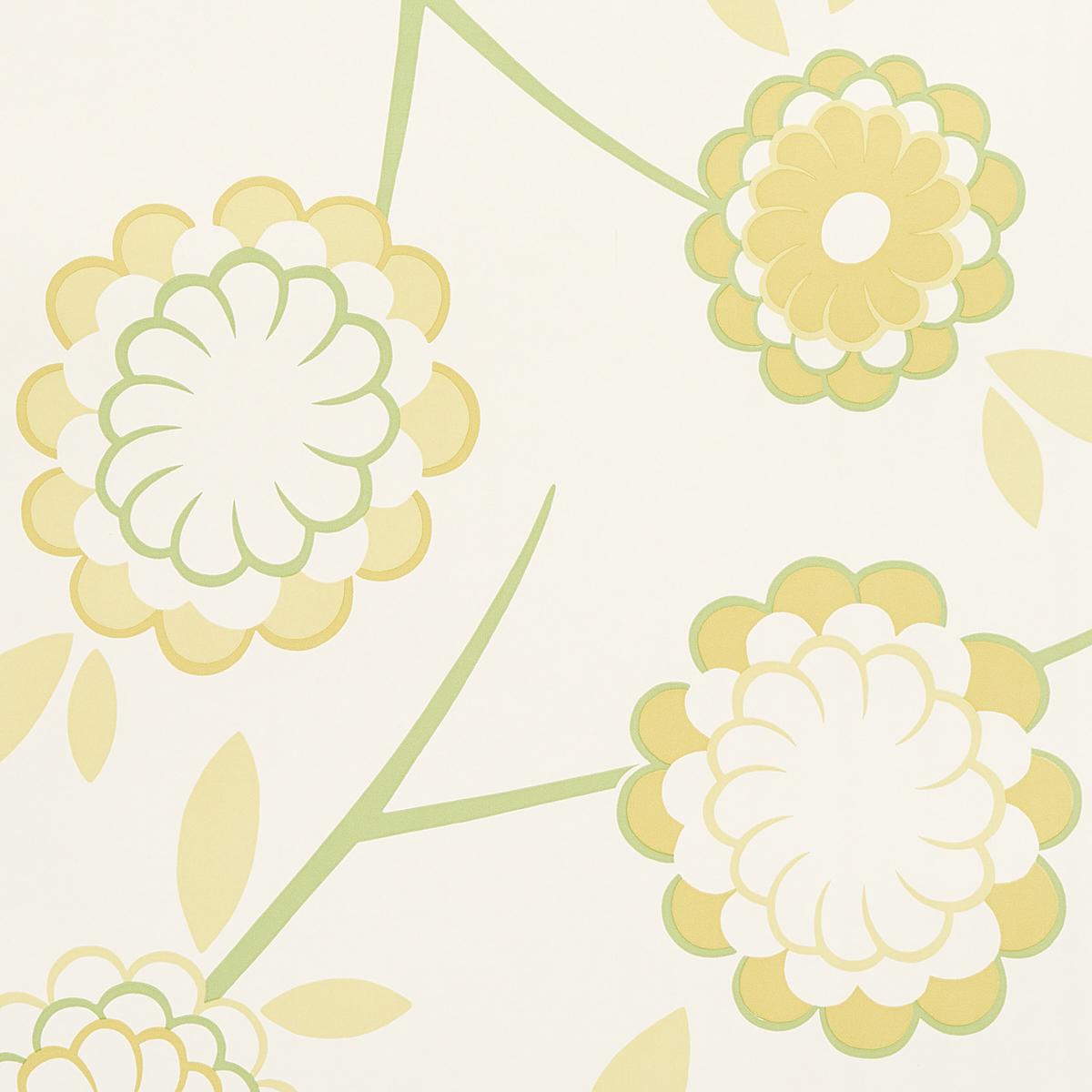 Schumacher Birdtree Mimosa Wallpaper