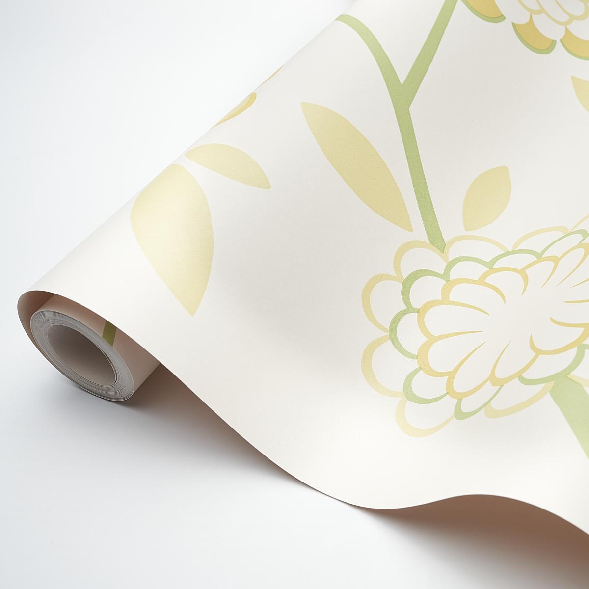 Schumacher Birdtree Mimosa Wallpaper