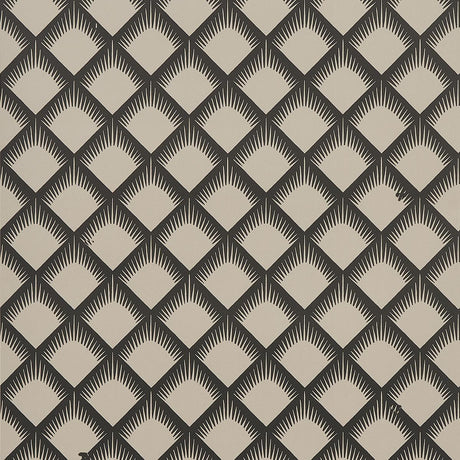 Schumacher Maize Black & Cream Wallpaper