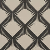 Schumacher Maize Black & Cream Wallpaper