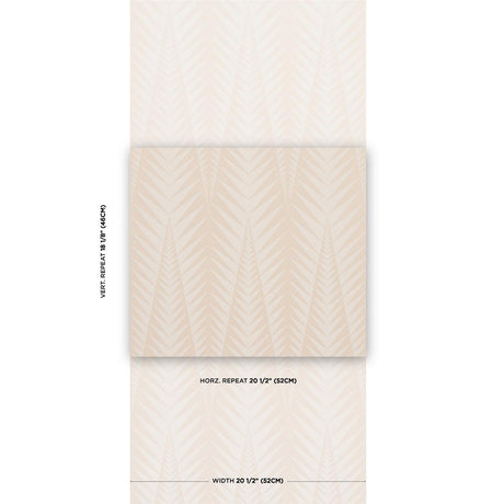 Schumacher Zebra Stone White Wallpaper