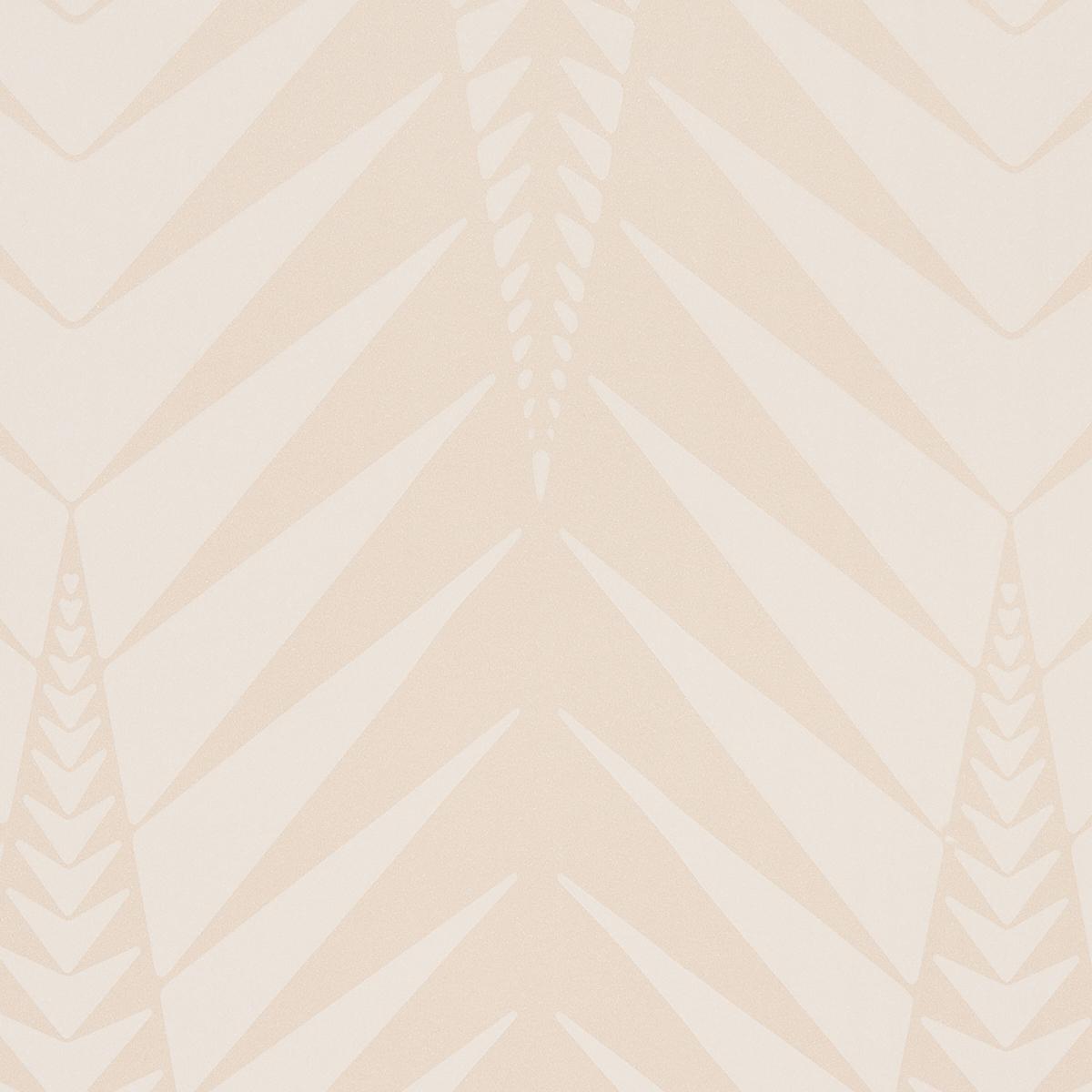 Schumacher Zebra Stone White Wallpaper