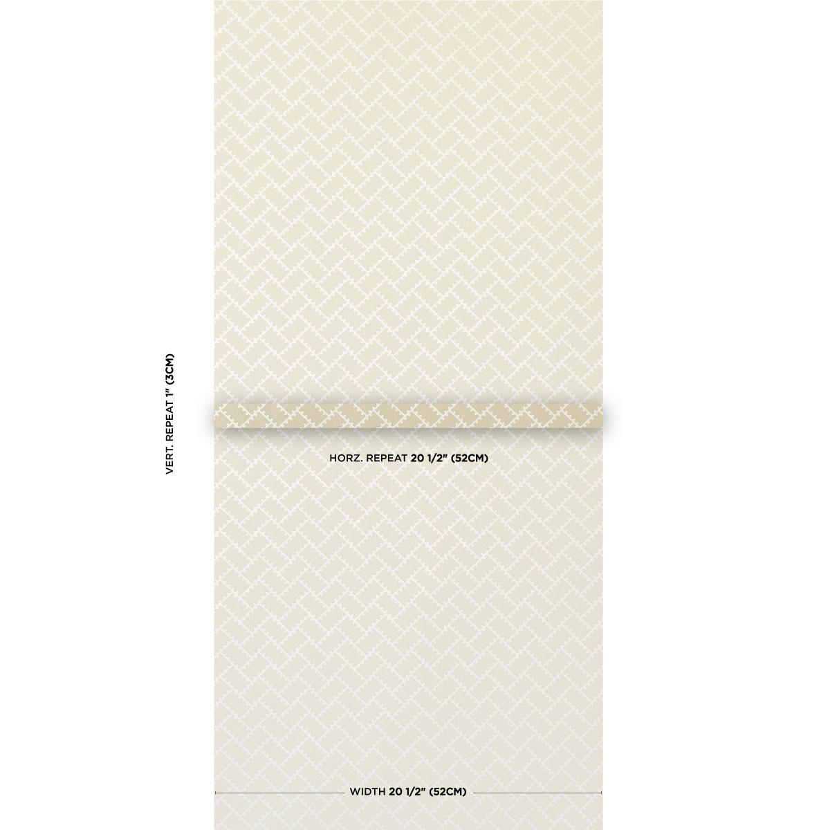 Schumacher Parterre Gold Wallpaper