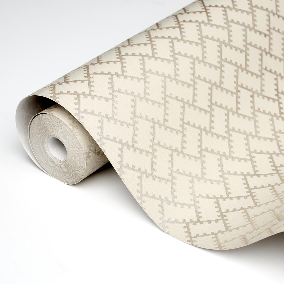 Schumacher Parterre Gold Wallpaper