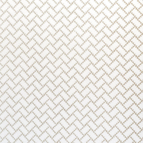 Schumacher Parterre Silver Wallpaper