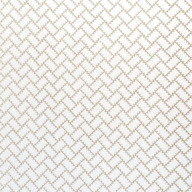 Schumacher Parterre Silver Wallpaper