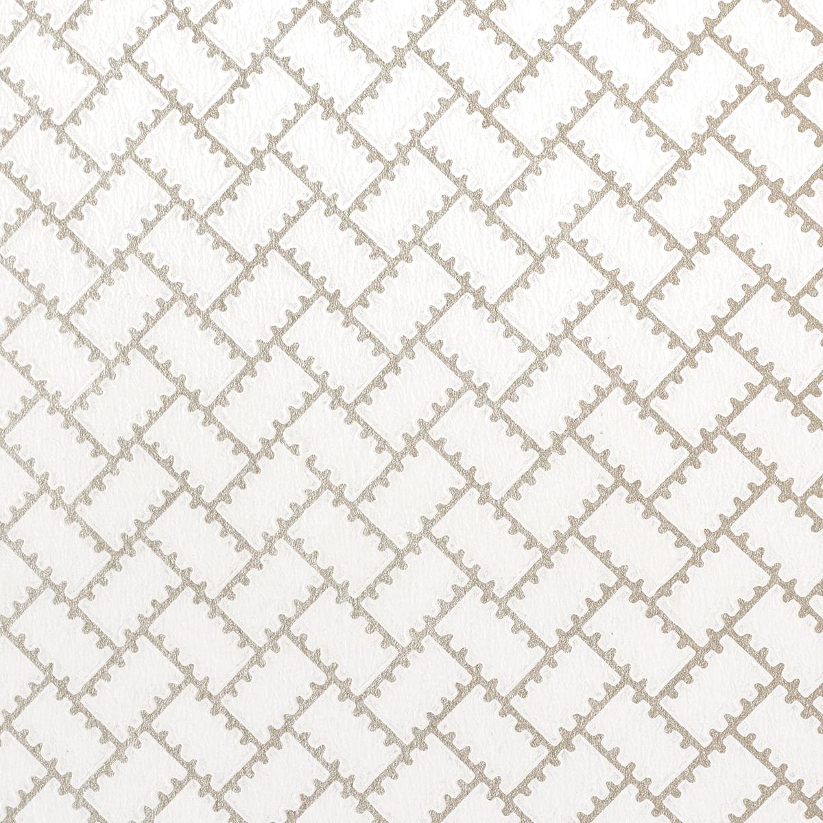 Schumacher Parterre Silver Wallpaper