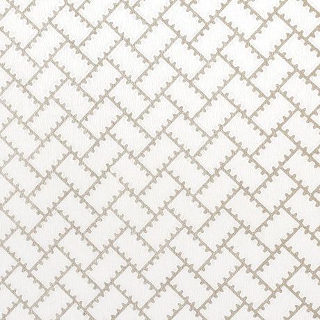 Schumacher Parterre Silver Wallpaper