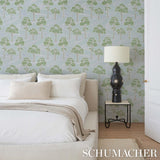 Schumacher Tree River Mineral Wallpaper