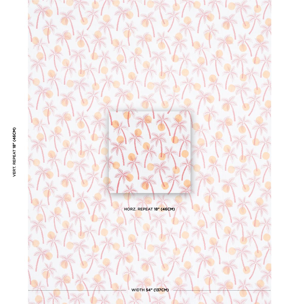 Schumacher Clarabella Palm Indoor/Outdoor Citrus Fabric