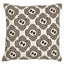 Schumacher Neutral 20" x 20" Le Moderne Cut Velvet Pillow