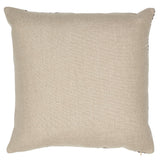 Schumacher Neutral 20" x 20" Le Moderne Cut Velvet Pillow