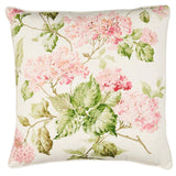 Schumacher Summer Hydrangea Blush 22" x 22" Pillow