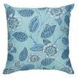 Schumacher Blues 18" x 18" Kava Cay I/O Pillow