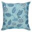 Schumacher Blues 18" x 18" Kava Cay I/O Pillow