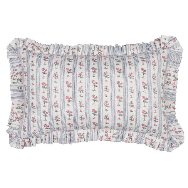 Schumacher Rose 20" x 12" Cabanon Stripe Pillow