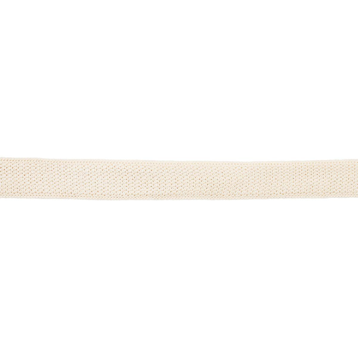 Schumacher Sylvia Crochet Tape Ivory Trim