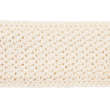 Schumacher Sylvia Crochet Tape Ivory Trim