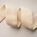 Schumacher Sylvia Crochet Tape Ivory Trim