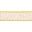 Schumacher Sylvia Crochet Tape Buttercup Trim