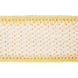 Schumacher Sylvia Crochet Tape Buttercup Trim