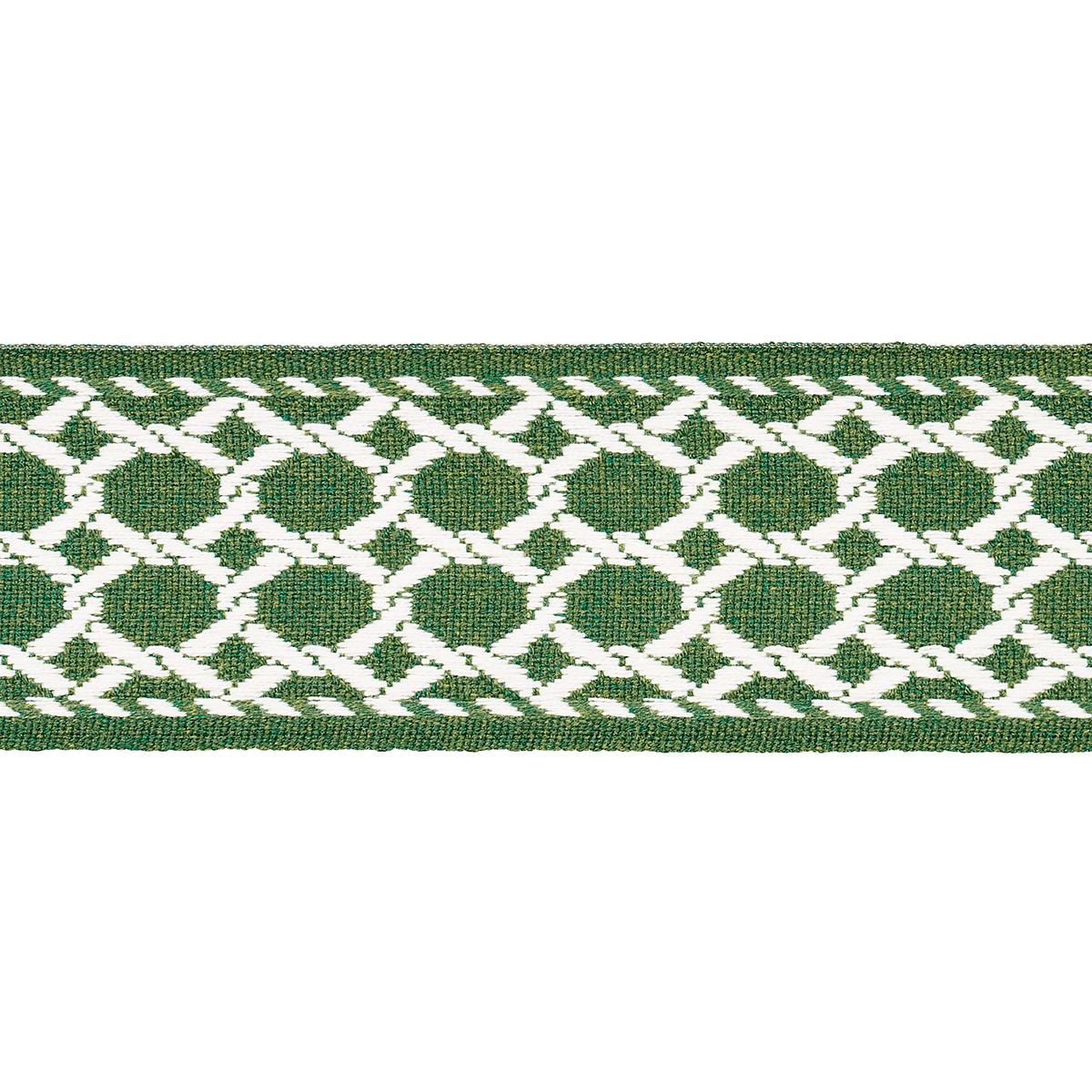 Schumacher Green Lattice Indoor/Outdoor Tape